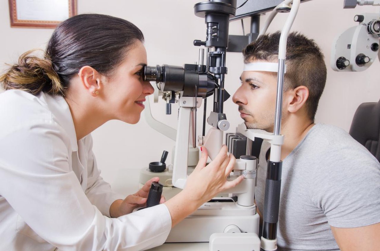 Dry eye disease — close-up eye with tear film breakdown